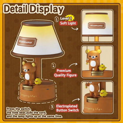 Rilakkuma Glow Lamp — Cozy Bear Night Light