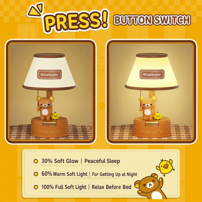 Rilakkuma Glow Lamp — Cozy Bear Night Light