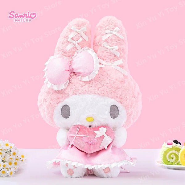 Heart Ribbon Plush Toy — Soft Fluffy Stuffed Animal