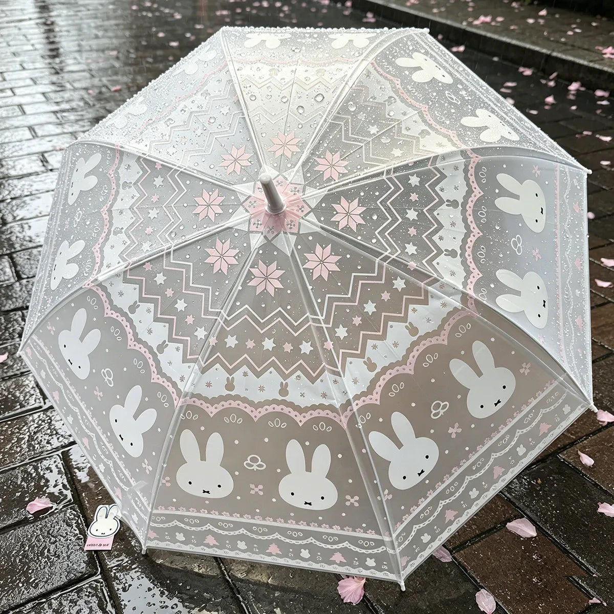 Cute Bunny Umbrella — Long Handle, Automatic Open