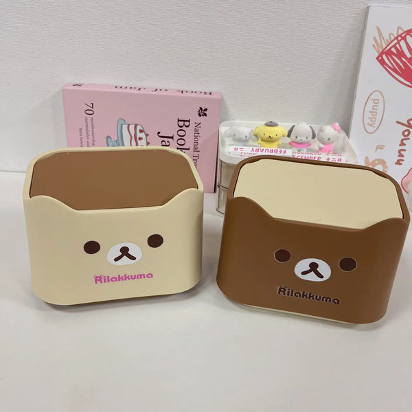Rilakkuma Storage Basket — Bear Desk Organizer