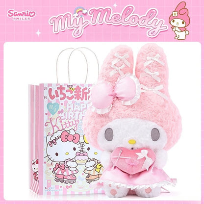 Heart Ribbon Plush Toy — Soft Fluffy Stuffed Animal