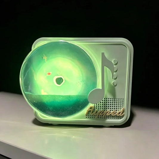 Quicksand Glow Speaker — Rotating Bluetooth Speaker & Night Light
