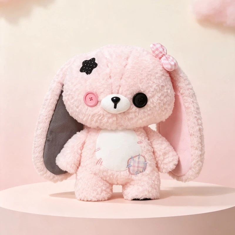 Patchwork Animal Plush — Handmade-Style Stuffed Toy