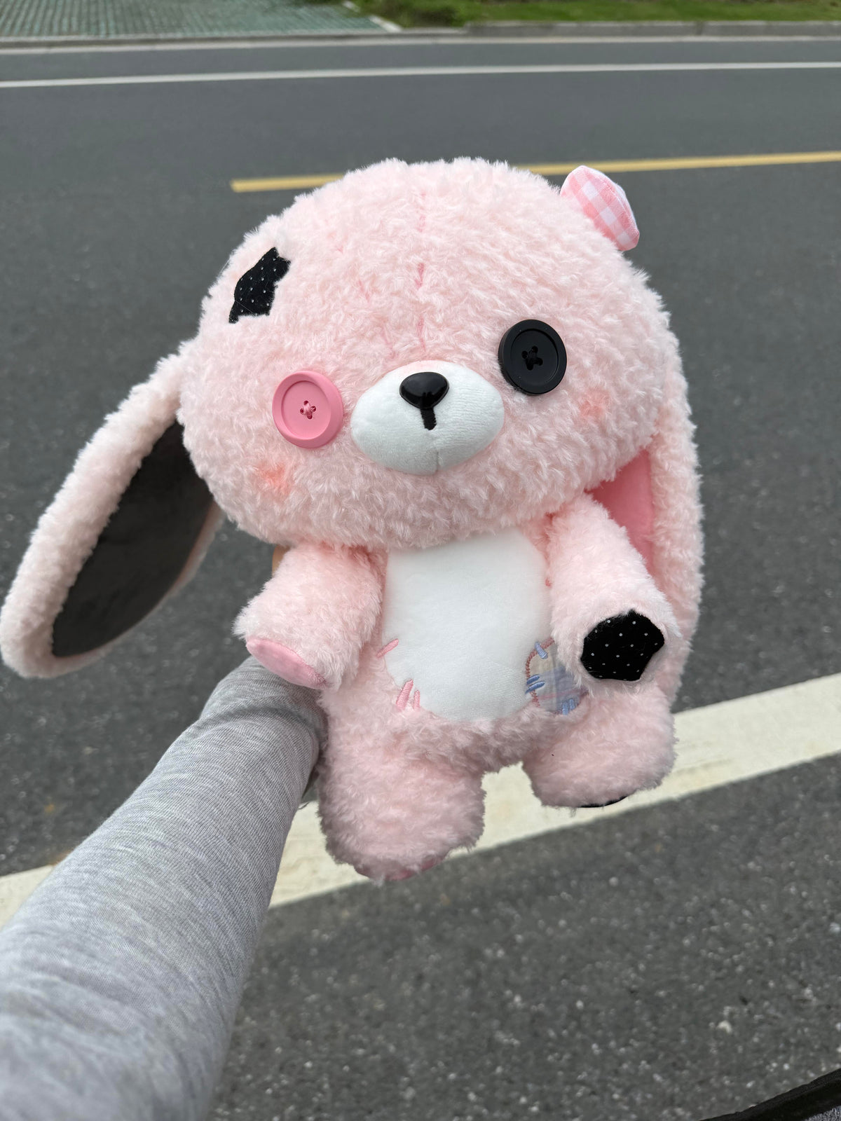 Patchwork Animal Plush — Handmade-Style Stuffed Toy