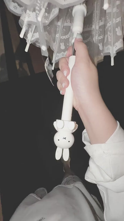 Cute Bunny Umbrella — Long Handle, Automatic Open